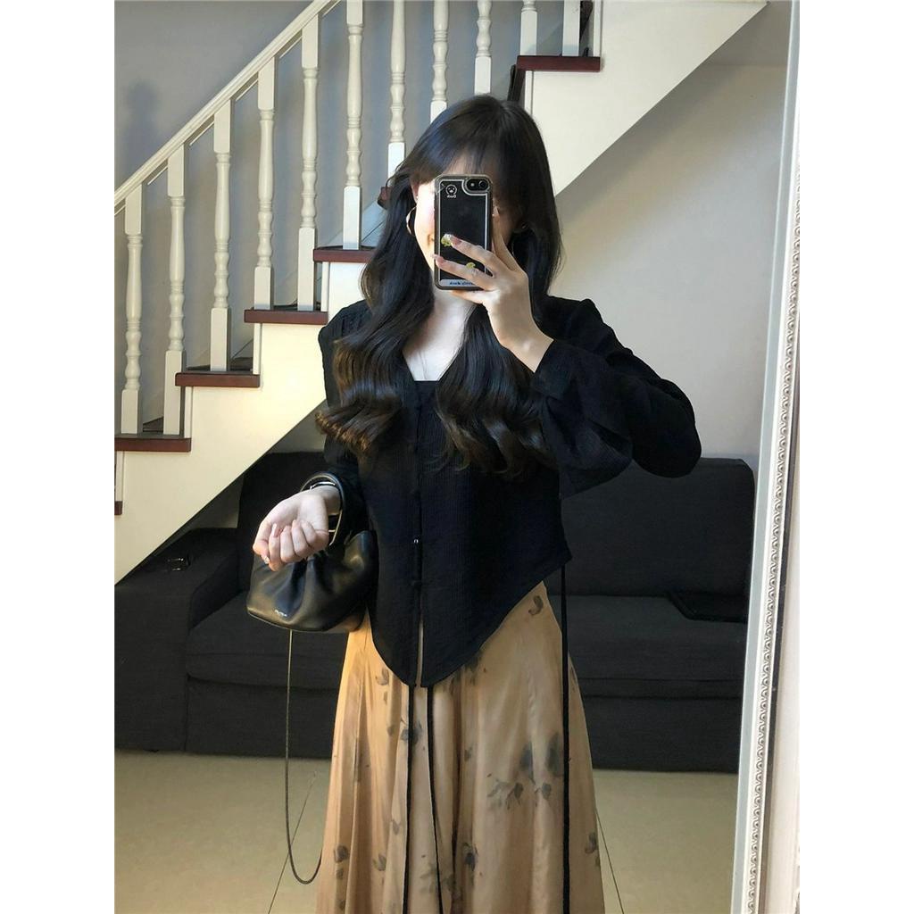 Áo In Hoa Phong Cách Trung Hoa Cổ Điển 64153