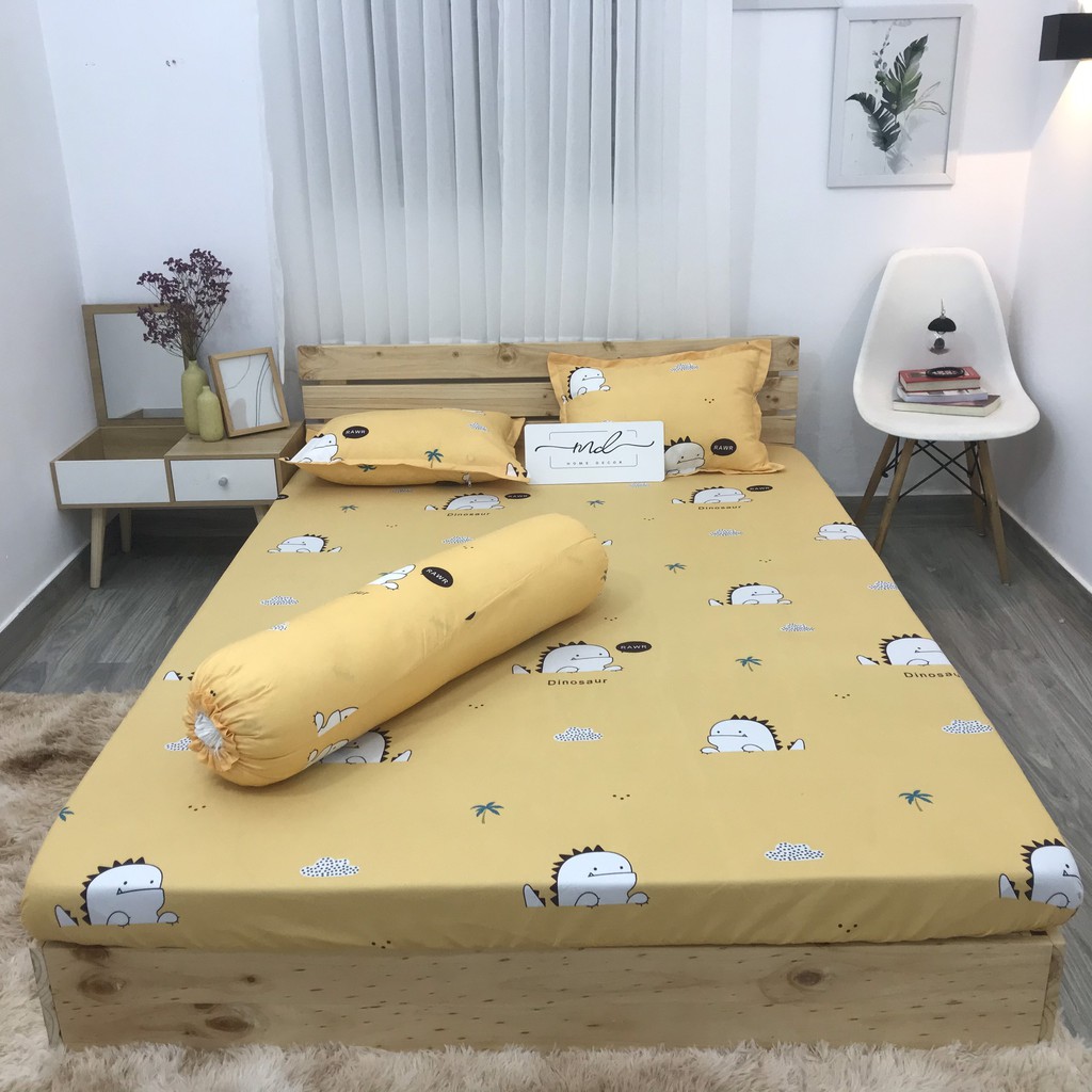 Bộ ga gối, Cotton Poly nhiều màu sắc MD.Decor - Chăn ga gối miễn phí may bo chun M4,M6,M8 Chưa Có Đánh Giá