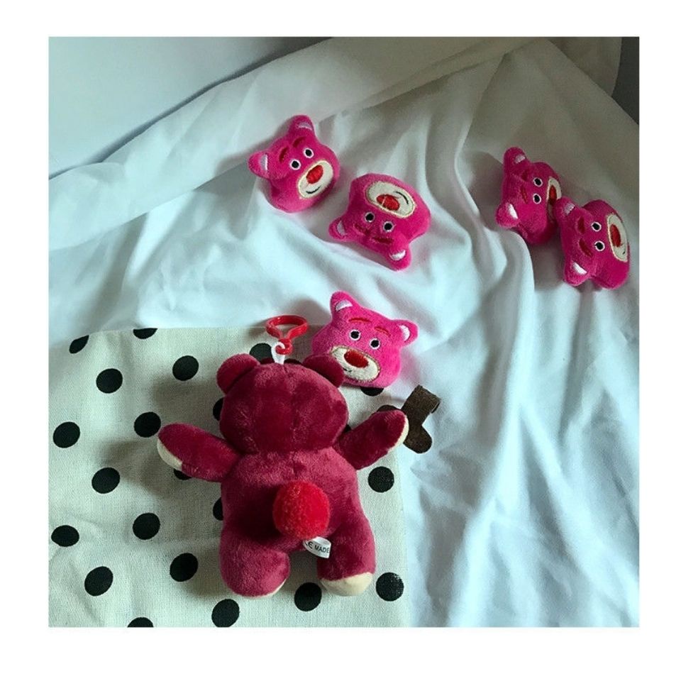 Móc Khóa Hình Trái Dâu Nhồi Bông Dễ Thương