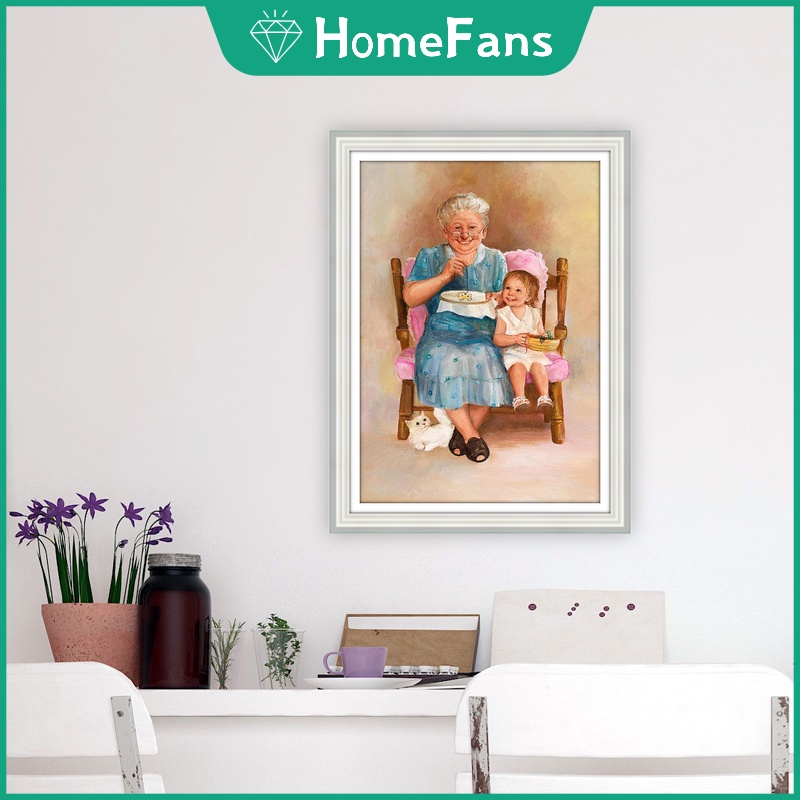 Bộ tranh đính đá 5D tự làm hình người đàn ông 100% kích thước 30x40cm