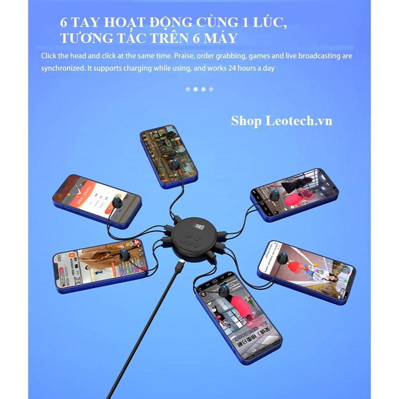 Máy thả tim tiktok tự động tăng tương tác hỗ trợ livestream chơi game