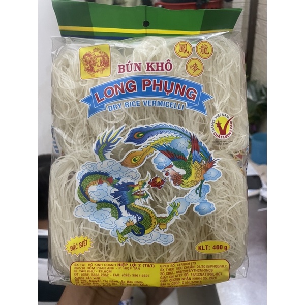 Bún gạo Long Phụng 400gram