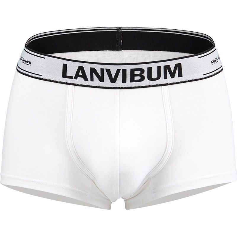 Quần lót Boxer LANVIBUM Thun Cotton Cap Cấp - Sịp Đùi Nam LANVIBUM BLV01