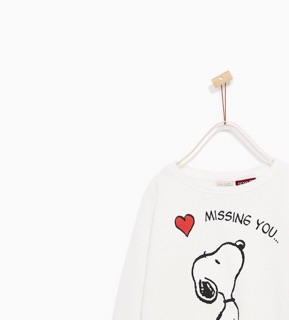 Áo nỉ unisex zara.