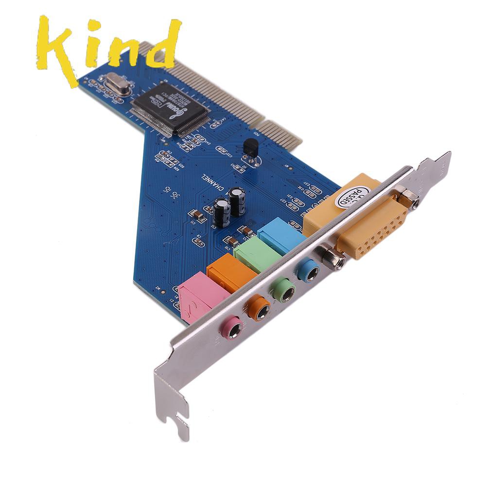 Card Âm Thanh 4 Kênh 5.1 3d Pci Cho Pc Windows Xp / Vista / 7 | BigBuy360 - bigbuy360.vn