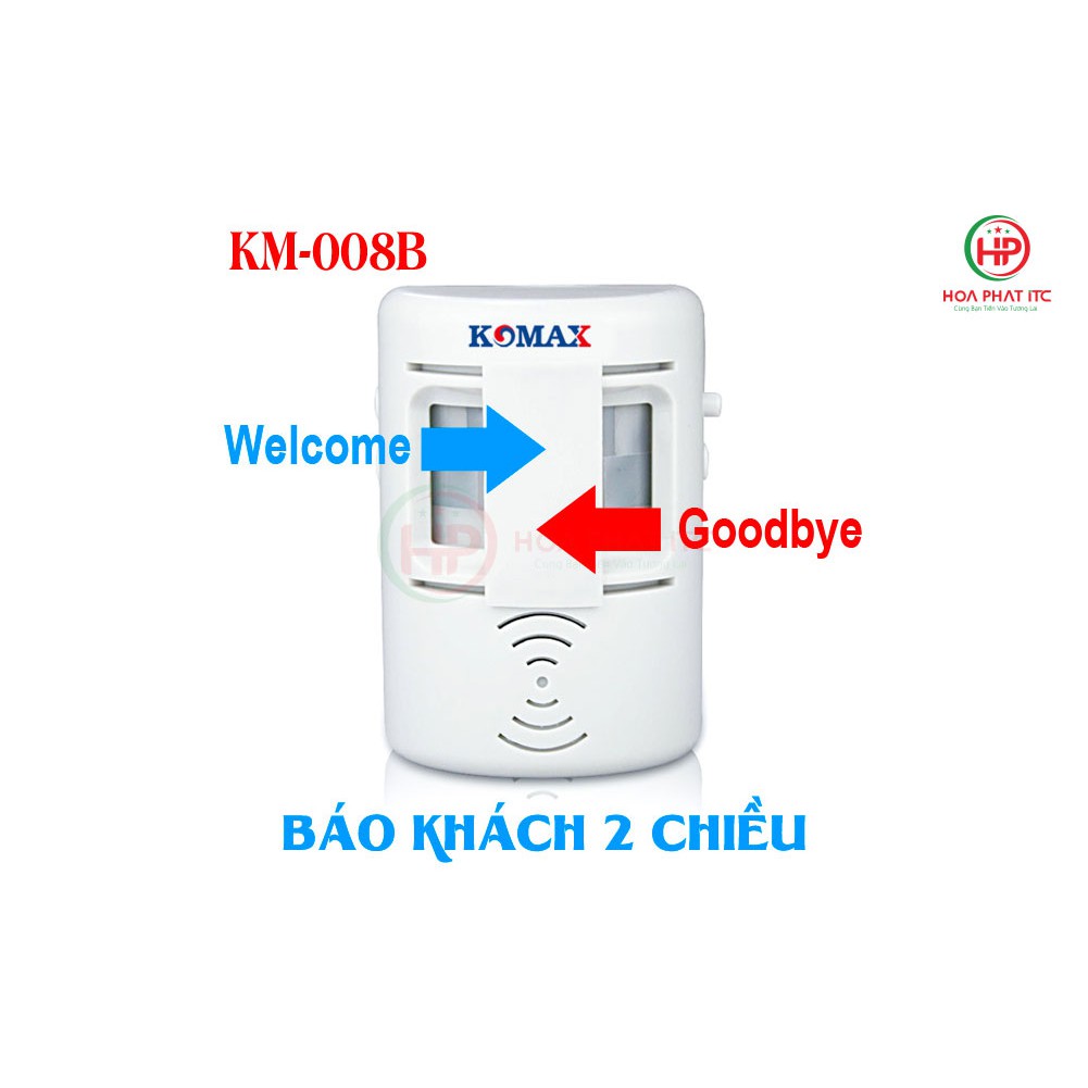 Chuông báo khách hai chiều Komax KM-008B