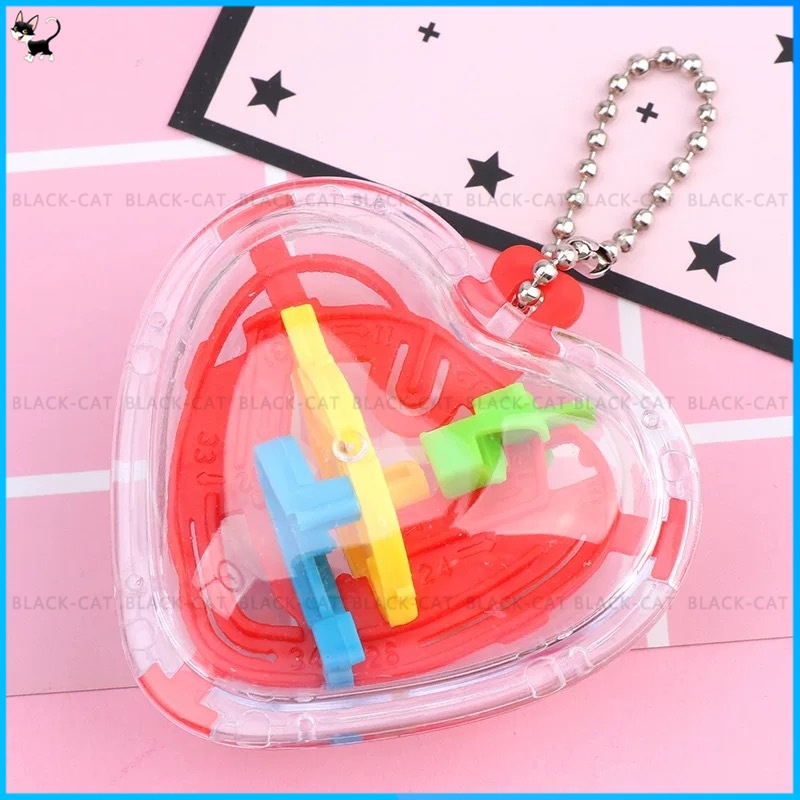 Móc Khóa Bóng Mê Cung 3D Đồ Chơi Giáo Dục