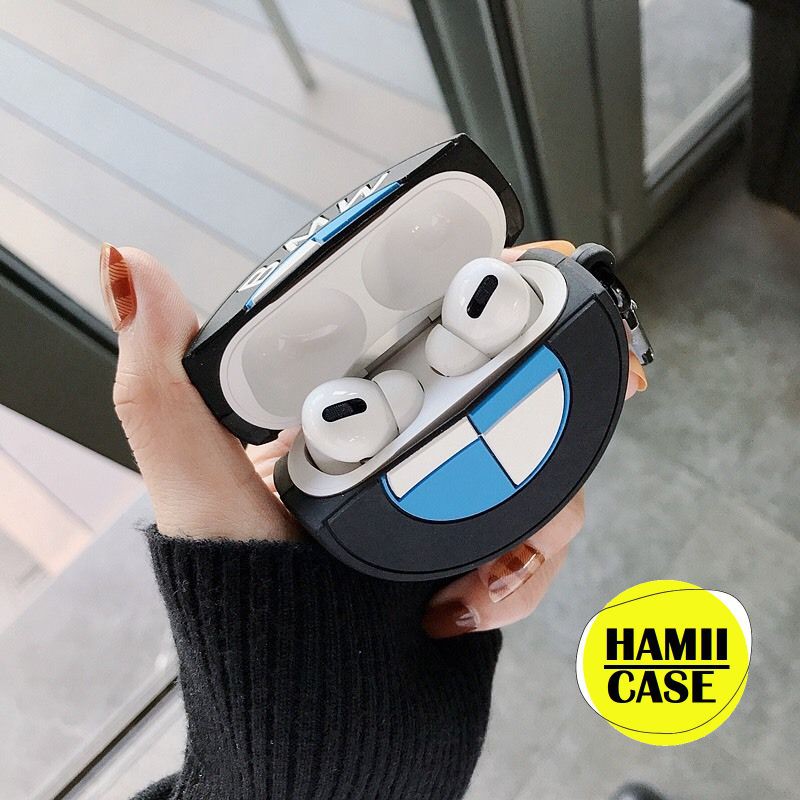 Case Vỏ Bao Airpods Đựng Tai Nghe Airpod 1 2 Pro BMW Bằng Nhựa Dèo TPU Chống Bám Bụi