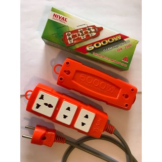 Ổ cắm chịu tải cao 6000W NIVAL - lõi sứ, vỏ ngoài dày siêu bền