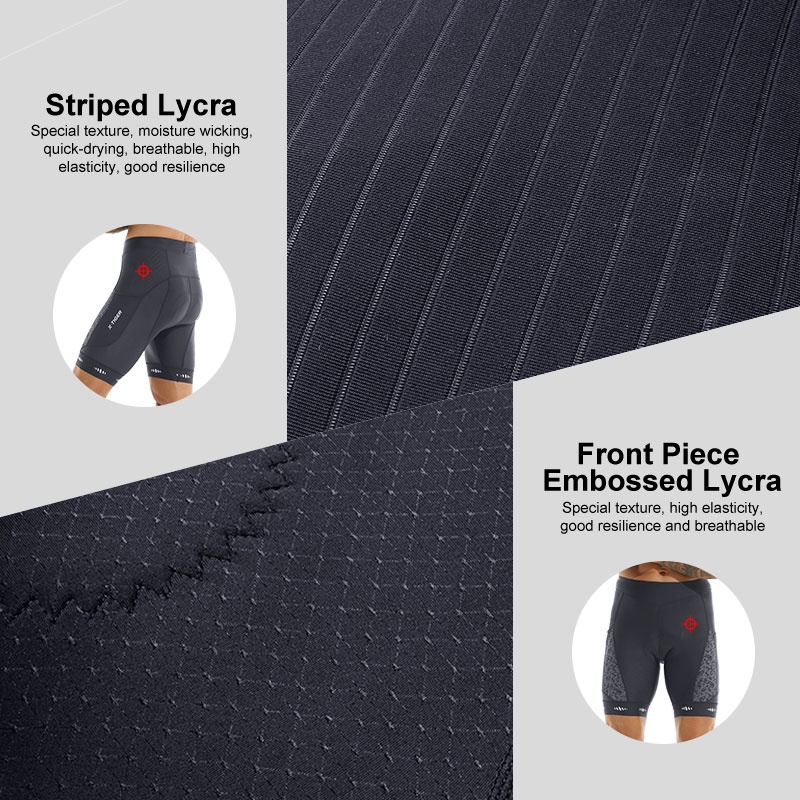 Quần yếm X-TIGER chuyên dụng đạp xe đạp có xốp Lycra thoáng khí có may túi tiện lợi