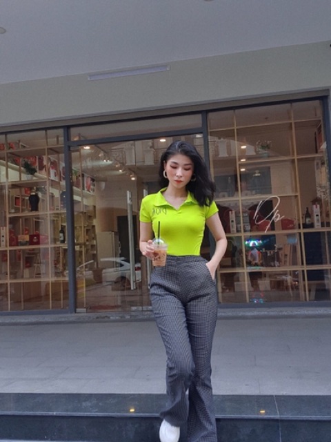 [ Mã WASTAPR giảm 10K đơn 50K] Áo thun cổ bẻ nữ in 2 mặt hình thật chất porip mịn y hình - Carotshop | BigBuy360 - bigbuy360.vn