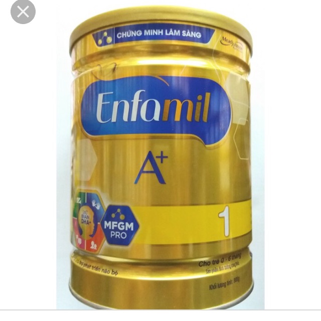 Sữa bột cho bé Enfamil A+ số 1 hộp 900g - Mead Johnson