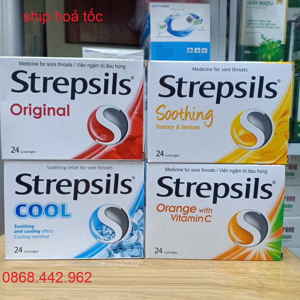 Viên Ngậm Ho Strepsils