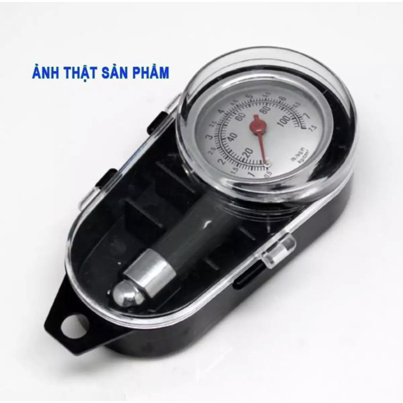 [FREESHIP] Đồng Hồ Đo Áp Suất Lốp Ô Tô, Xe Máy Chính Xác Cao Tiện Dụng Nhỏ Gọn Phù Hợp Cho Tất Cả Loại Bánh Xe.