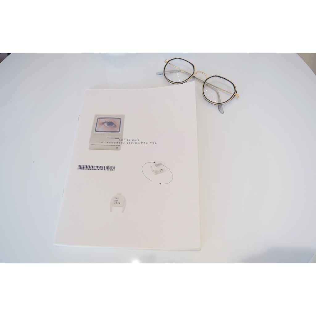 Tập vở học sinh B5 bìa phong cách Aesthetic 80gsm ruột kẻ ngang-ô vuông