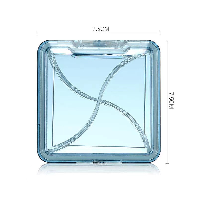 Hộp Đựng Thuốc Chia 4 Ngăn Bằng PC Cỡ Lớn Chống Thấm Nước Dễ Mang Theo Khi Đi Du Lịch Ngoài Trời