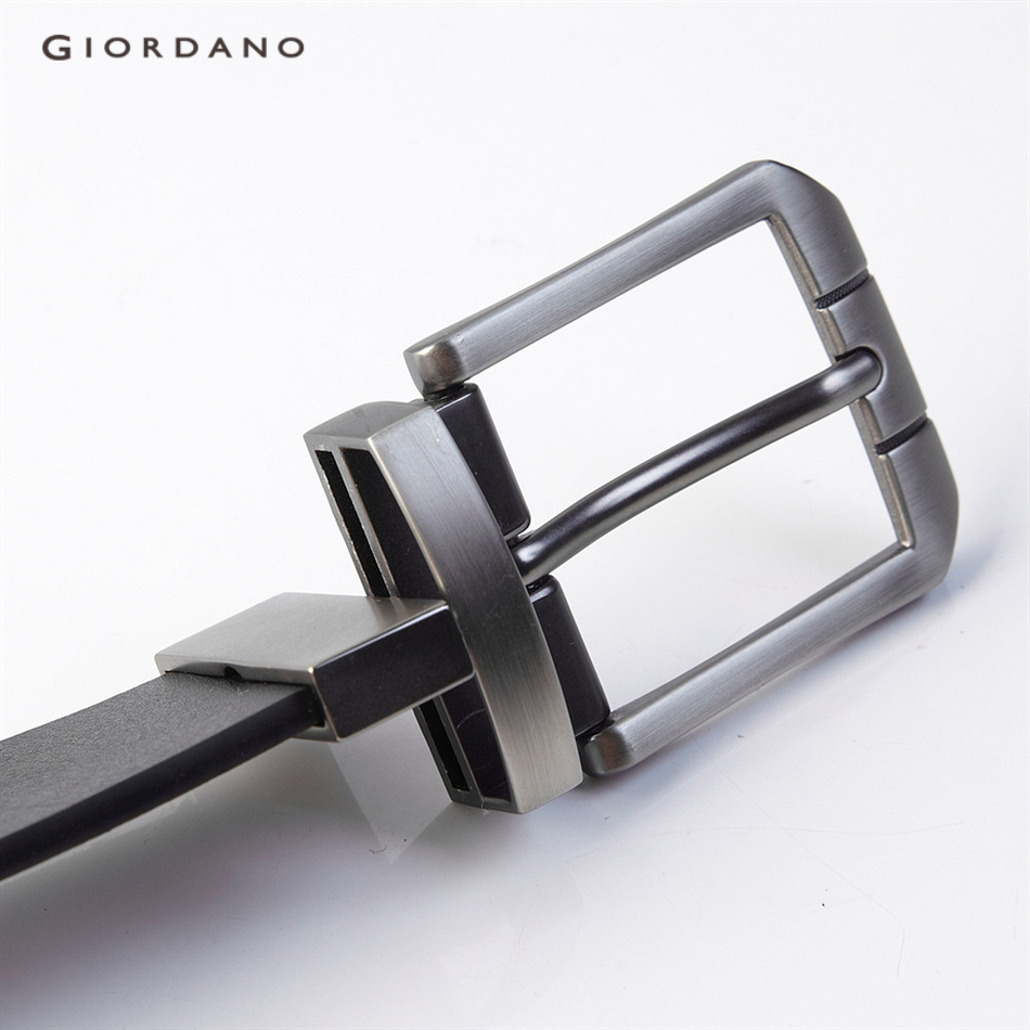 Dây thắt lưng GIORDANO 01131023 da có thể lật ngược thời trang dành cho nam