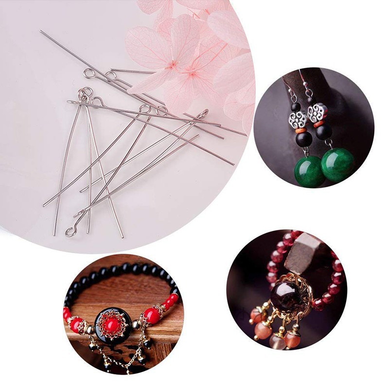 Set 10-400 Ghim Cài Bằng Thép Không Gỉ 304 Hai Mặt Nhiều Màu Sắc Tiện Dụng 15-50mm