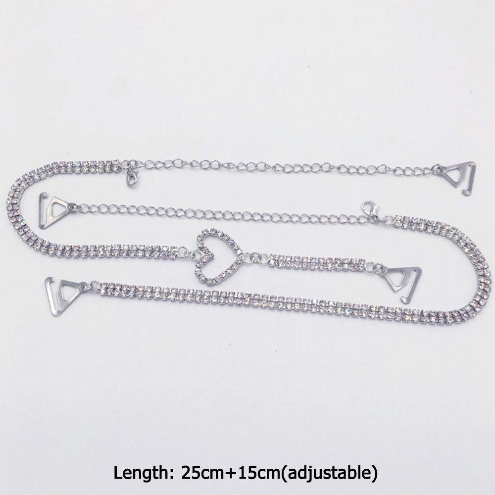 Dây Áo Ngực Đính Đá Zircon Chống Trượt