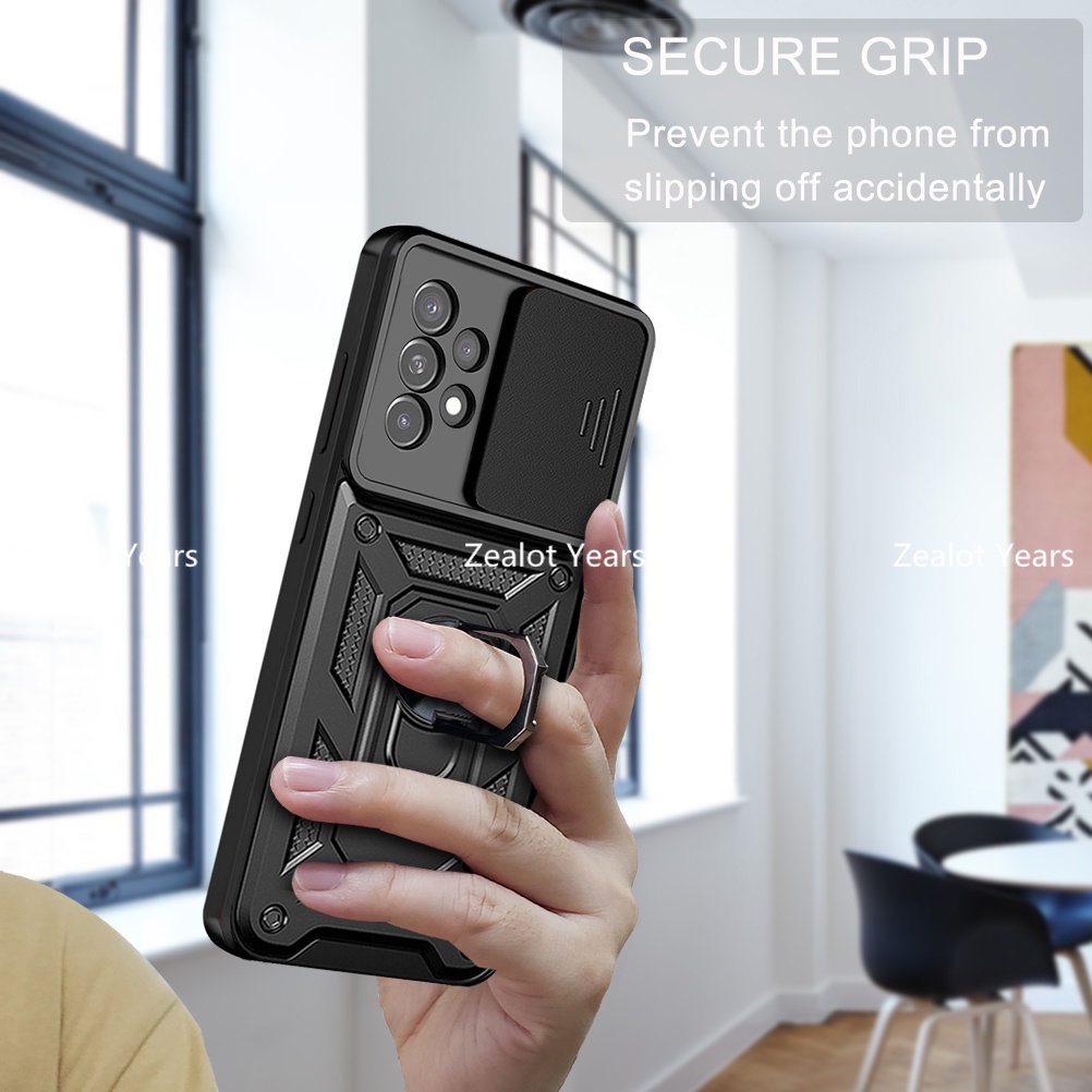Ốp Điện Thoại Chống Sốc Có Giá Đỡ Bảo Vệ Camera Cho Samsung Galaxy A53 A33 A13 A23 5G