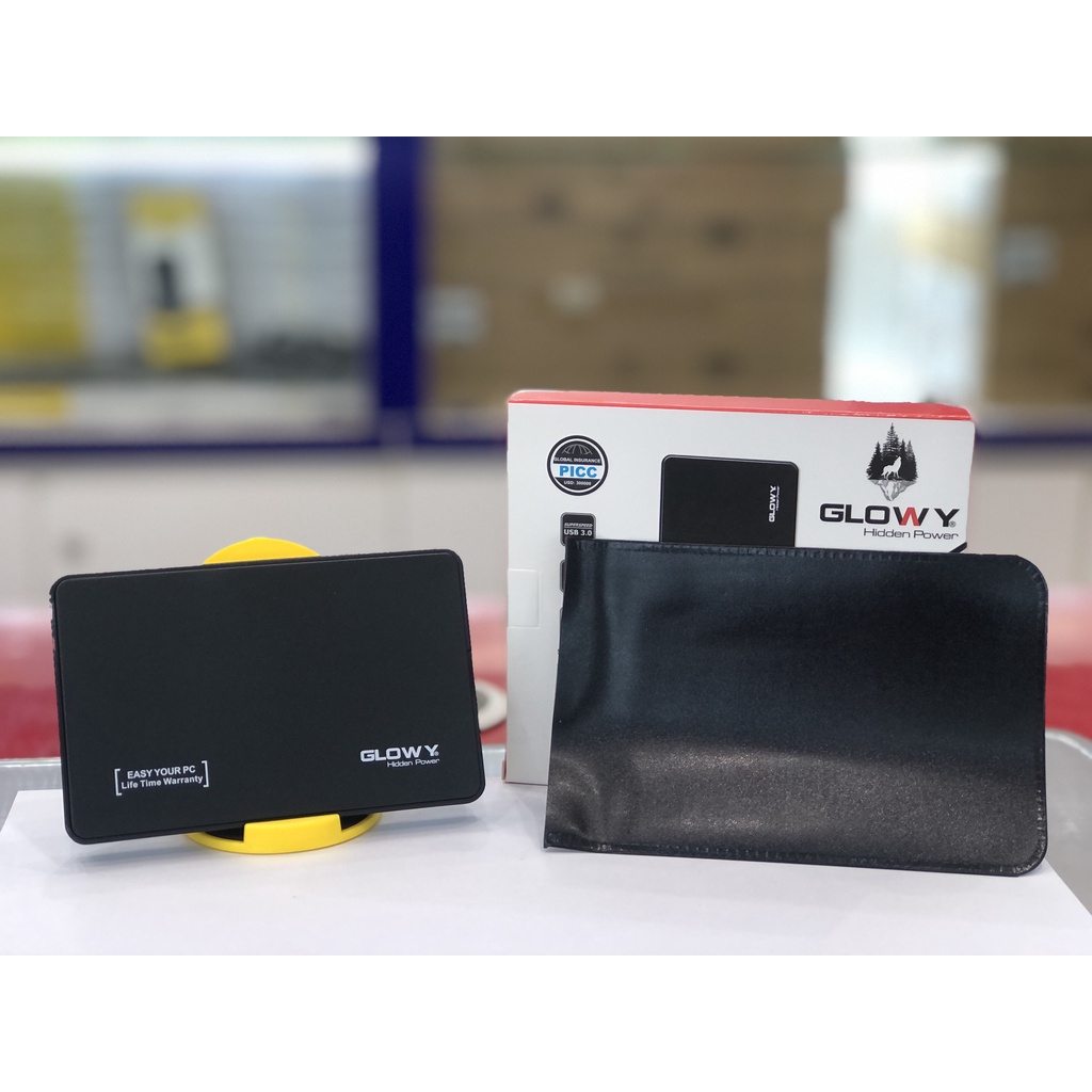 Box ổ cứng Gloway USB 3.0 G21U3 / G22U3 ( trong suốt và màu đen)  - Sản phẩm chính hãng !!!