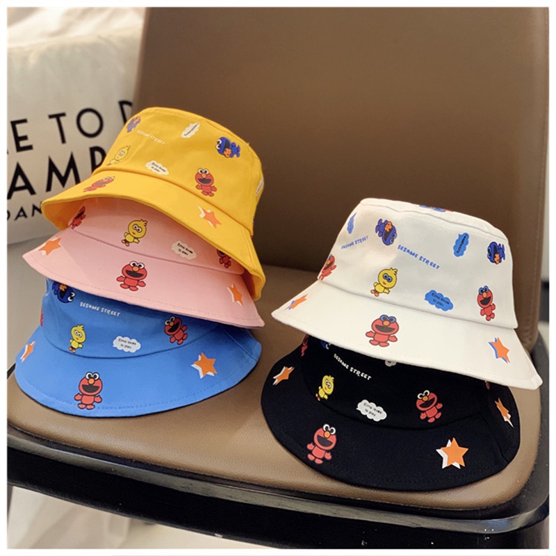 Mũ Bucket Chống Nắng Thiết Kế Siêu Dễ Thương Phong Cách Hàn Quốc Cho Bé