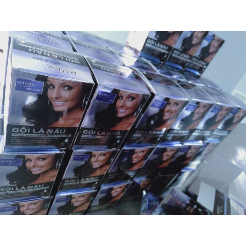 Dầu gội làm nâu tóc Matrix Le'cos