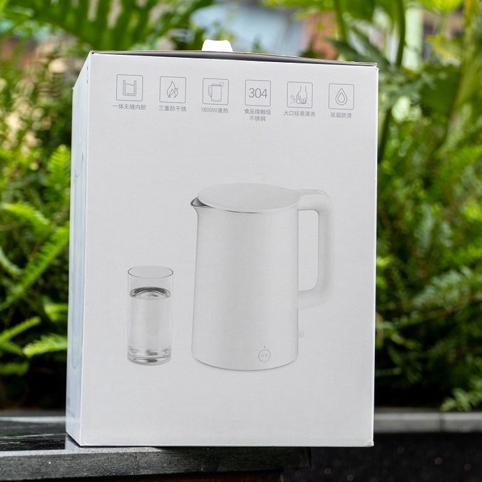 Ấm đun siêu tốc Xiaomi 1S dung tích lớn 1.7L - 1500W - Thép không gỉ - Hàng chính hãng