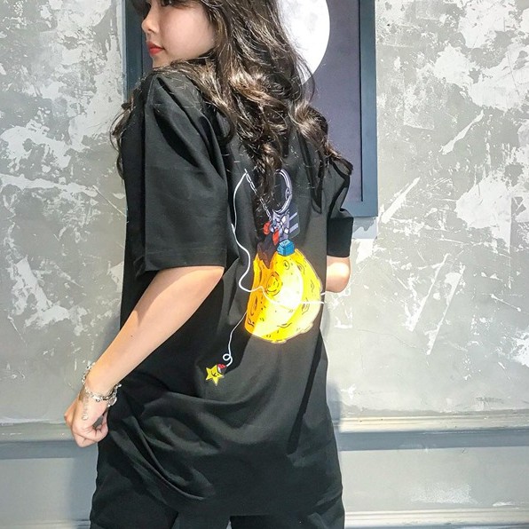 Áo thun tay lỡ apollo phi hành gia Sges dáng rộng cá tính | BigBuy360 - bigbuy360.vn