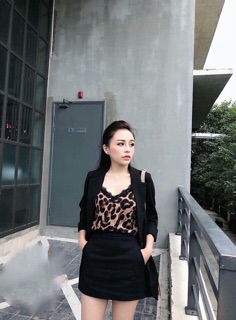 Quần giả váy đen