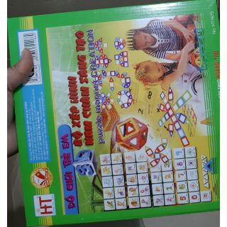 Bộ xếp hình nam châm sáng tạo