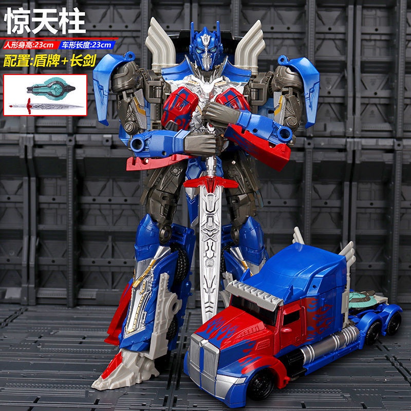 Mô Hình robot Biến Hình Optimus mp prime Chân Thật