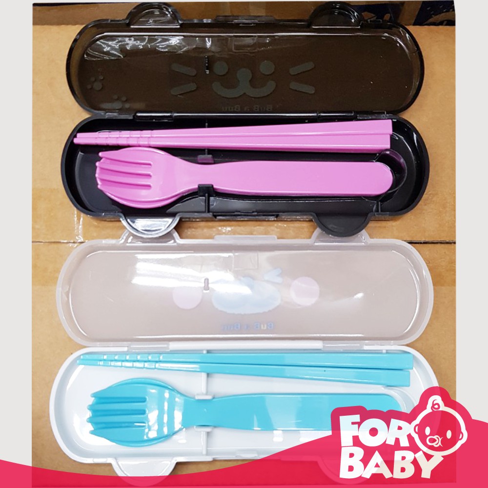 Bộ Đũa Muỗng Nĩa có hộp cho bé