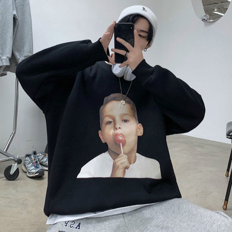 Áo Hoodie Tay Dài In Hình Chân Dung Phong Cách Hip Hop Size M-5XL Cho Nam Và Nữ