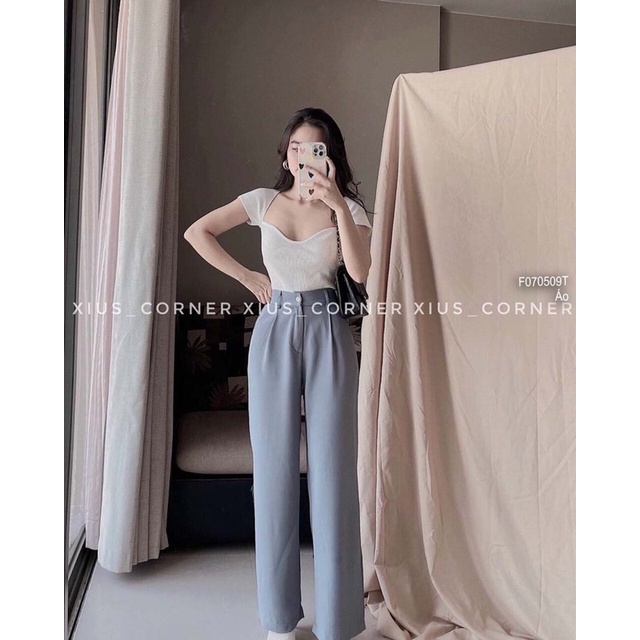 Áo len ôm body cúp ngực