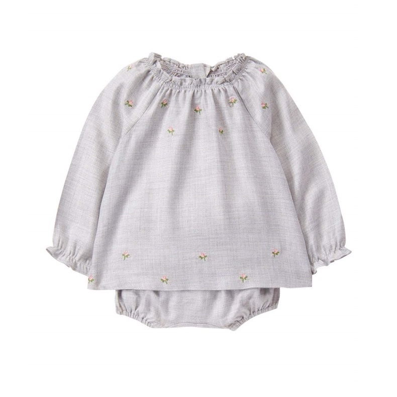 Bộ áo váy kèm quần chip bé gái Girl Collection