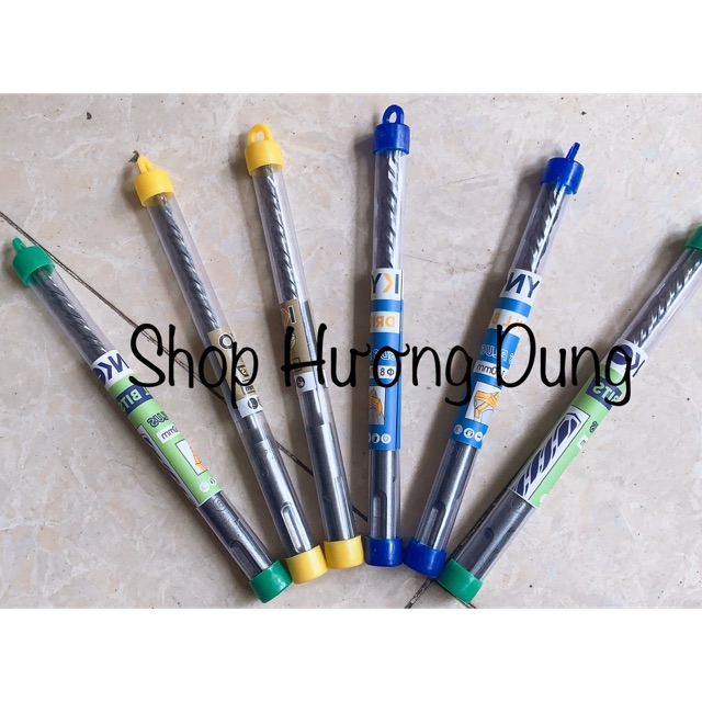 Mũi khoan bê tông cao cấp Kynko đầu chữ thập 4 cạnh,đầu dẹt 2 cạnh