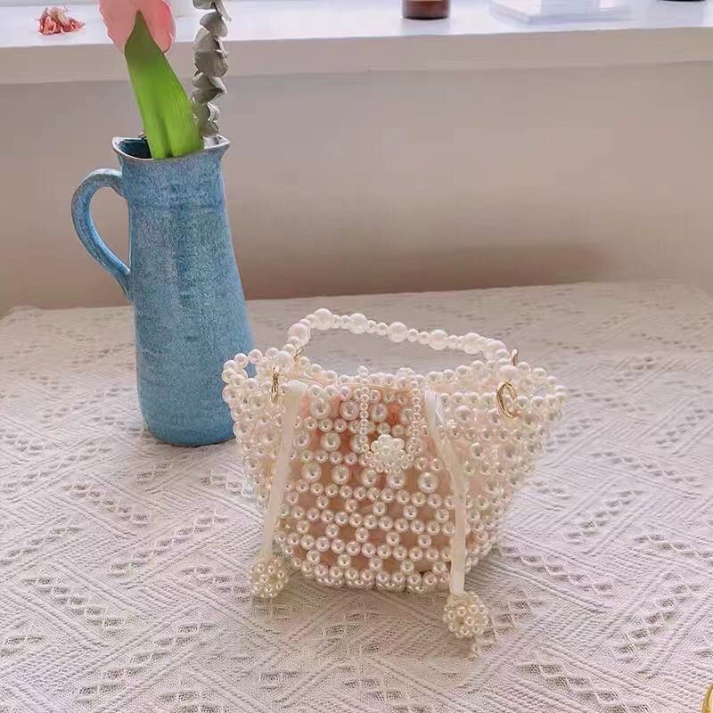 Túi xách nữ đính ngọc trai thời trang