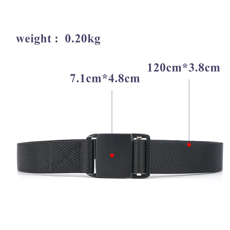 Thắt Lưng Nam Bằng Vải Canvas Khóa Nam Châm Thời Trang