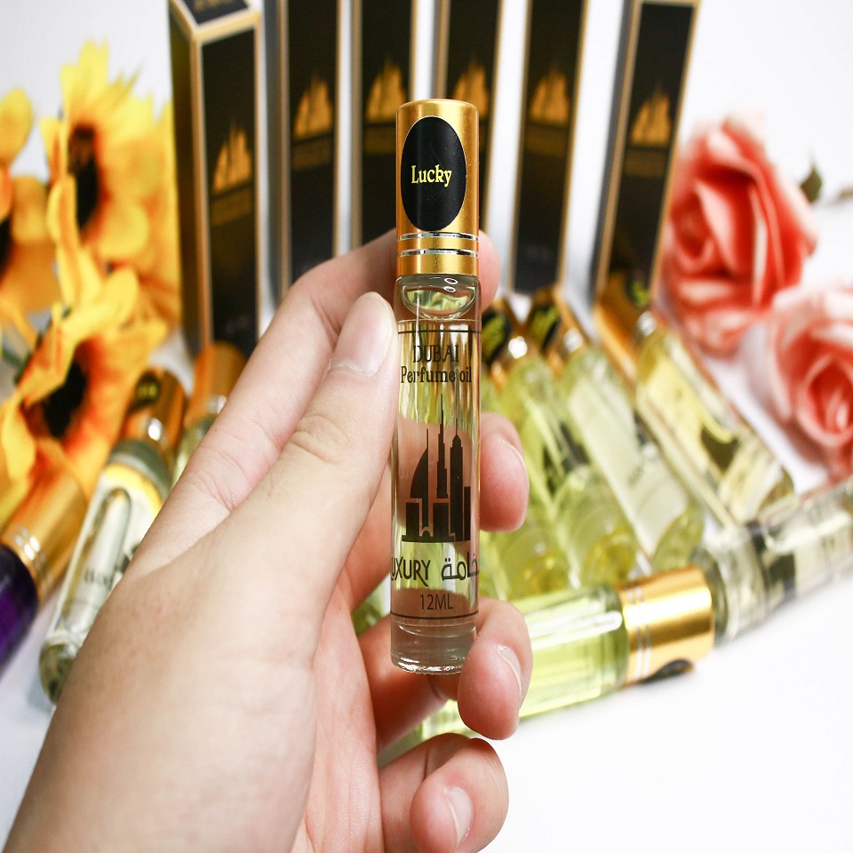 Tinh dầu nước hoa Dubai dạng lăn chai 5ml 12ml thơm lâu sang trọng nhỏ gọn - Tinh dầu Dubai nam nữ cao cấp