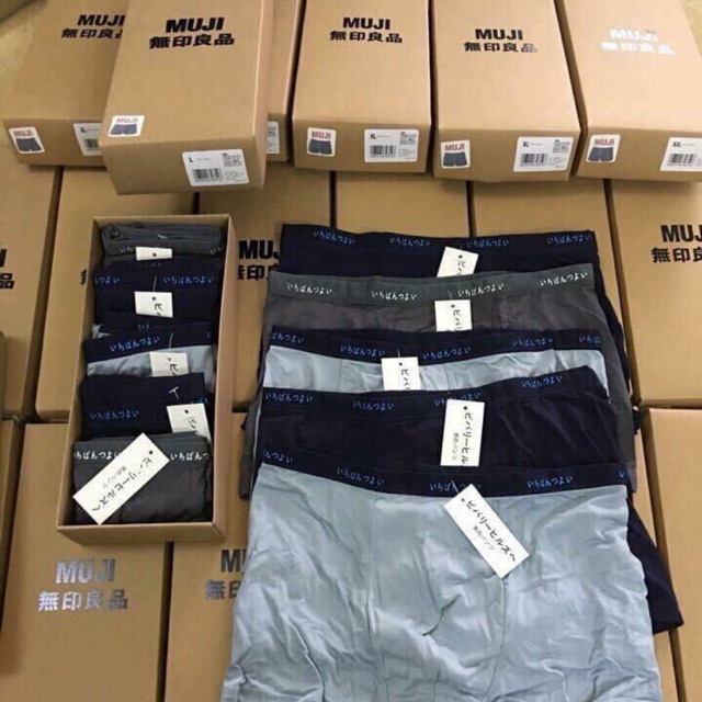 Quần sịp đùi nam Muji set 5 chiếc