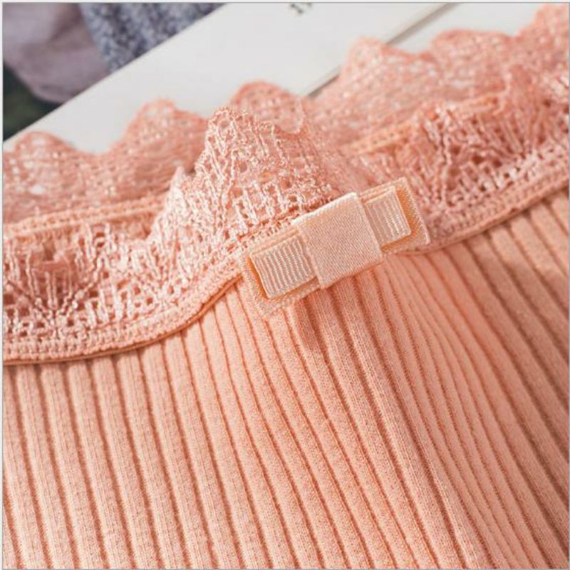 [Mã 12FASHIONSALE1 giảm 10K đơn 50K]  Quần lót nữ cotton viền ren kháng khuẩn thoáng mát QL05 | BigBuy360 - bigbuy360.vn
