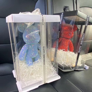 Gấu đính đá size 33cm - Bearbrick handmade cao cấp - cho mọi lứa tuổi
