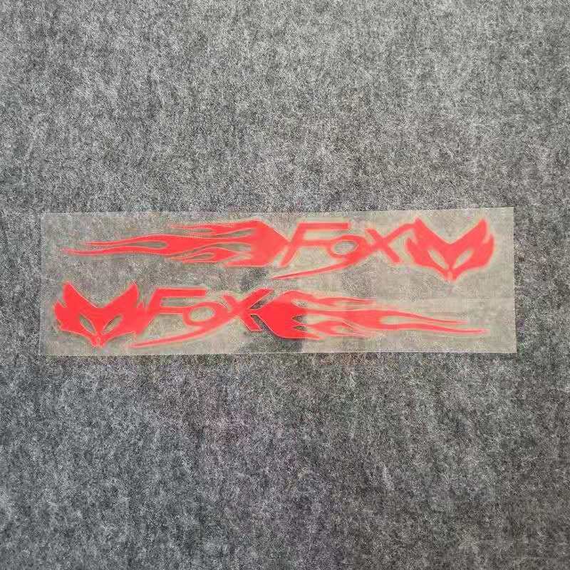 Miếng Dán Phản Quang In Logo FOX Màu Laser Chống Thấm Nước Trang Trí Xe Đạp Leo Núi / Xe Máy