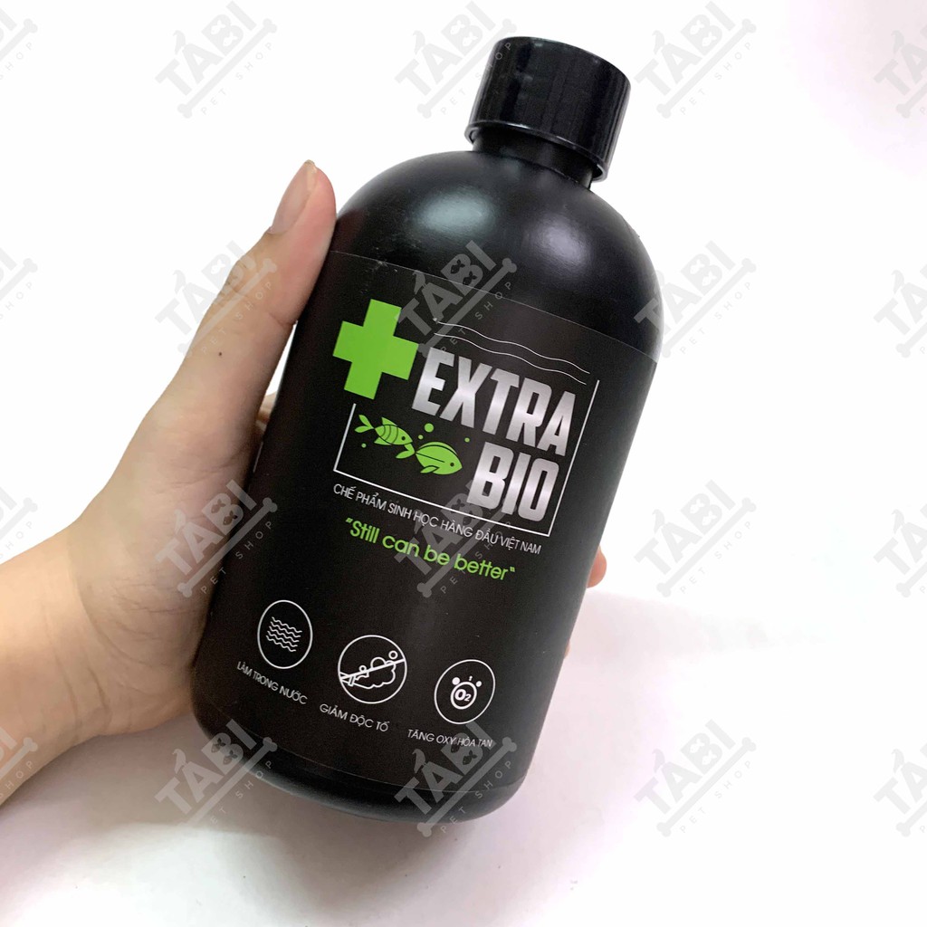 Men Vi Sinh EXTRA BIO  Cao Cấp Cho Hồ Cá Cảnh, Thuỷ Sinh 500ml