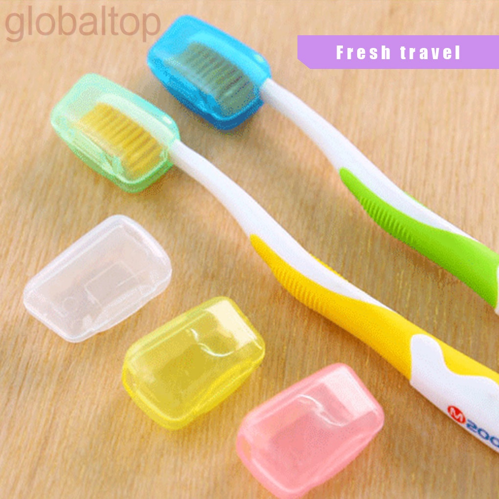 Bộ 5 đầu bọc bàn chải đánh răng bằng nhựa màu sắc ngẫu nhiên