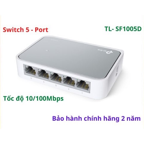 Bộ chia mạng Switch 5 cổng TPLink TL-SG1005D/SF1005D - Hàng chính hãng