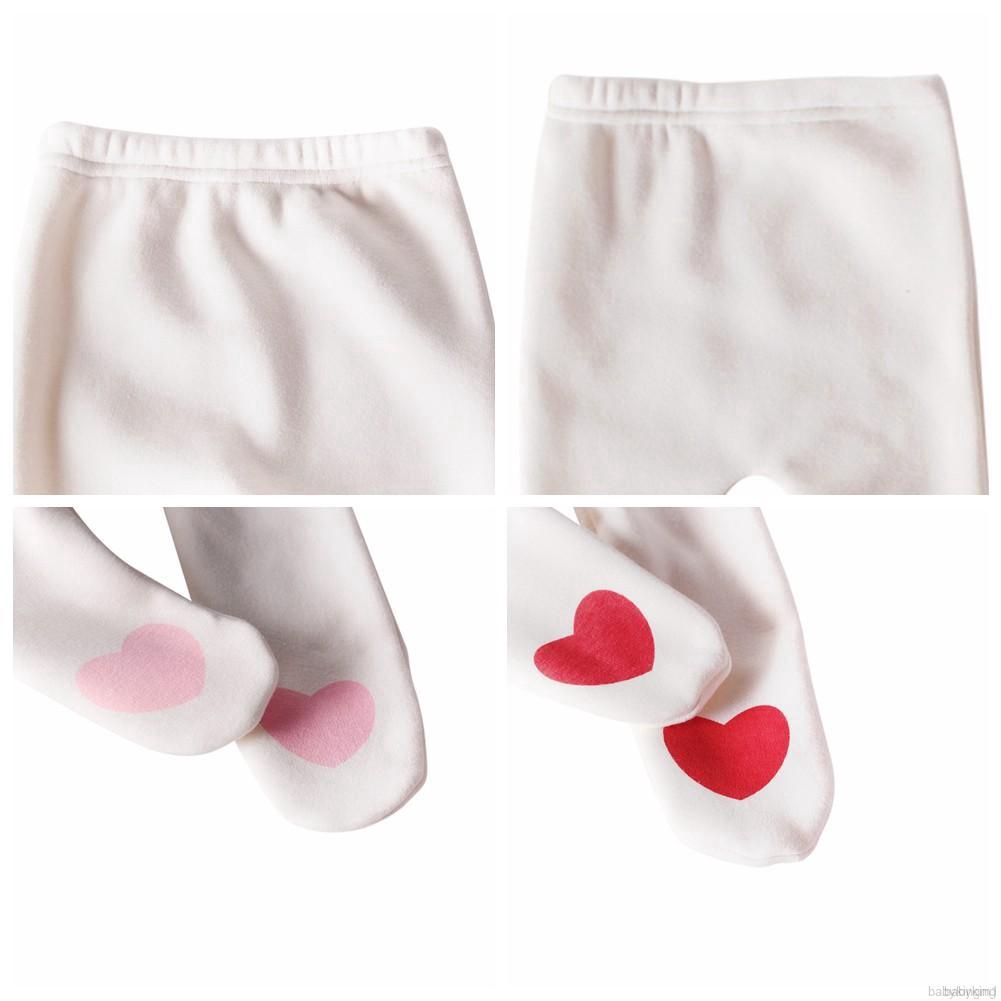 Quần legging nhung in hình trái tim cho bé | BigBuy360 - bigbuy360.vn