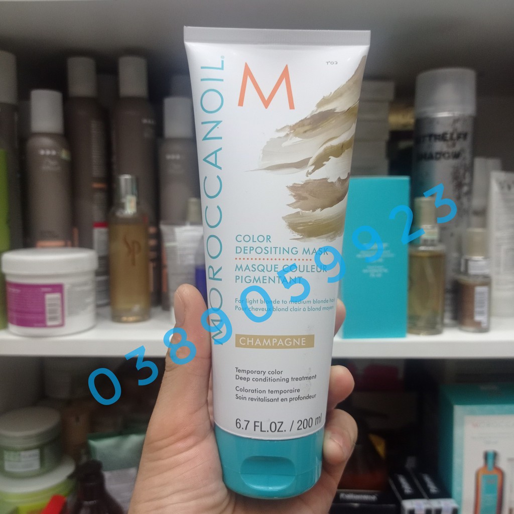 [Chính Hãng]HẤP GIỮ MÀU TÓC NHUỘM Moroccanoil Color Depositing Mask 200ml | BigBuy360 - bigbuy360.vn