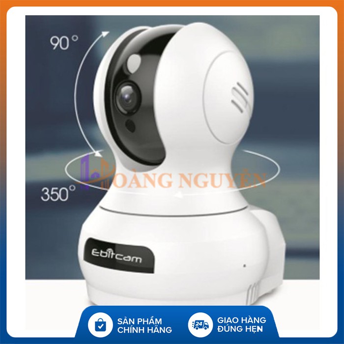 [CHÍNH HÃNG] Camera Wifi Ebitcam E3 Full HD 1080P 2MP - Phát Hiện Chuyển Động, Đàm Thoại 2 Chiều, Xoay 360 độ | BigBuy360 - bigbuy360.vn